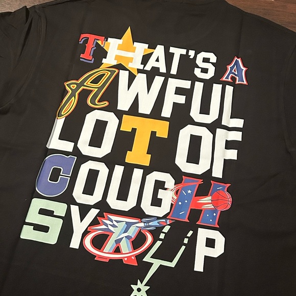 Off-White Black Multicolor Lettering Tee - Picture 3 of 5